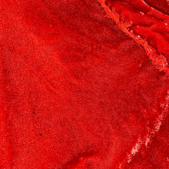 We the free crushed velvet red top medium oversized - Picture 15 of 15